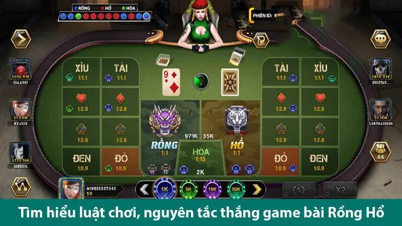 Cách chơi và các bí quyết thắng game bài Rồng Hổ cực hấp dẫn