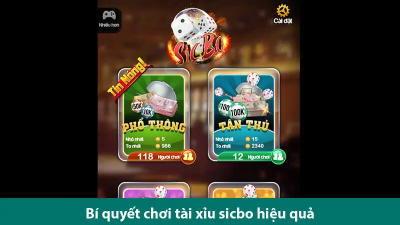 Tìm hiểu luật chơi, các loại cược và bí quyết chơi Sic bo đổi thưởng đỉnh cao