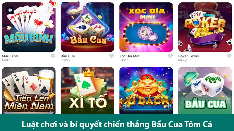 Nắm bắt luật chơi Bầu Cua trực tuyến và mẹo chơi thành công